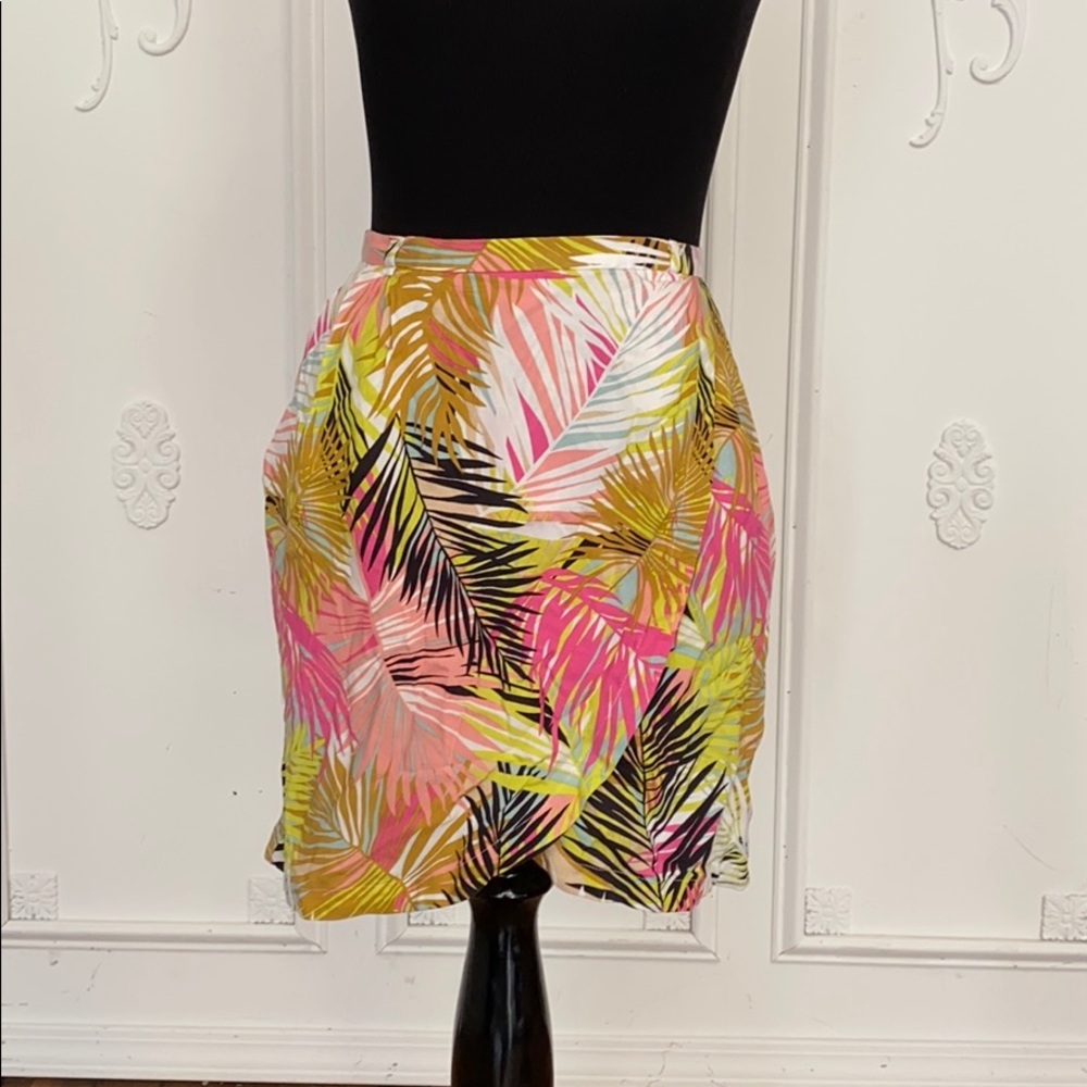 H&M Tropical mini skirt